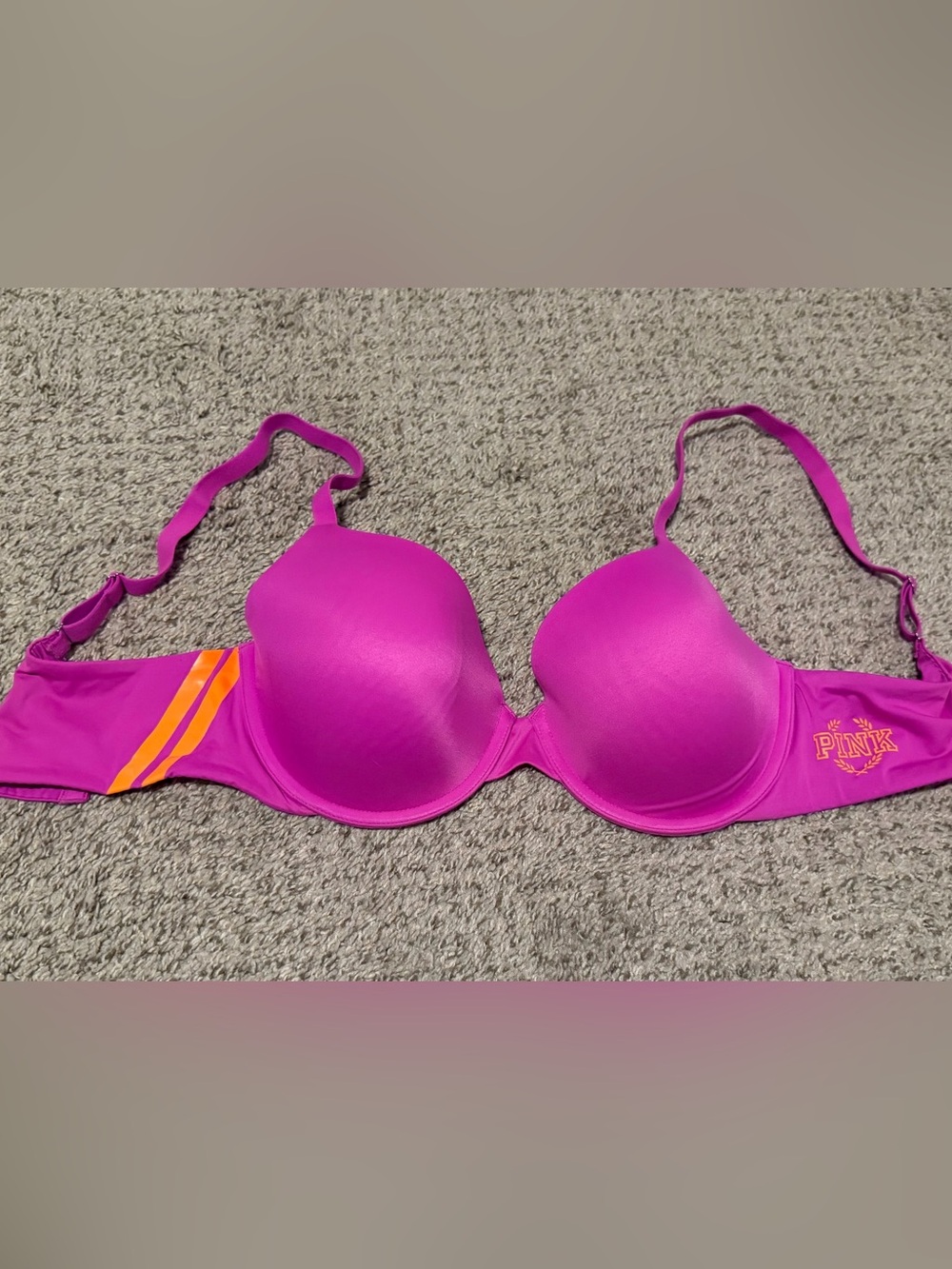 PINK Victoria's Secret Bright Fuchsia Push-Up Bra